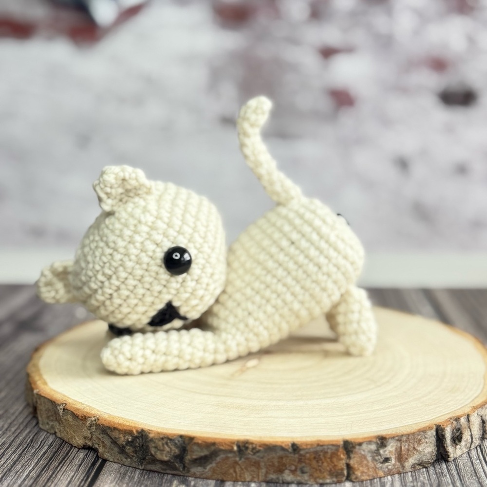 Handcrafted Crochet Cat Amigurumi – Playful Kitty Décor or Toy